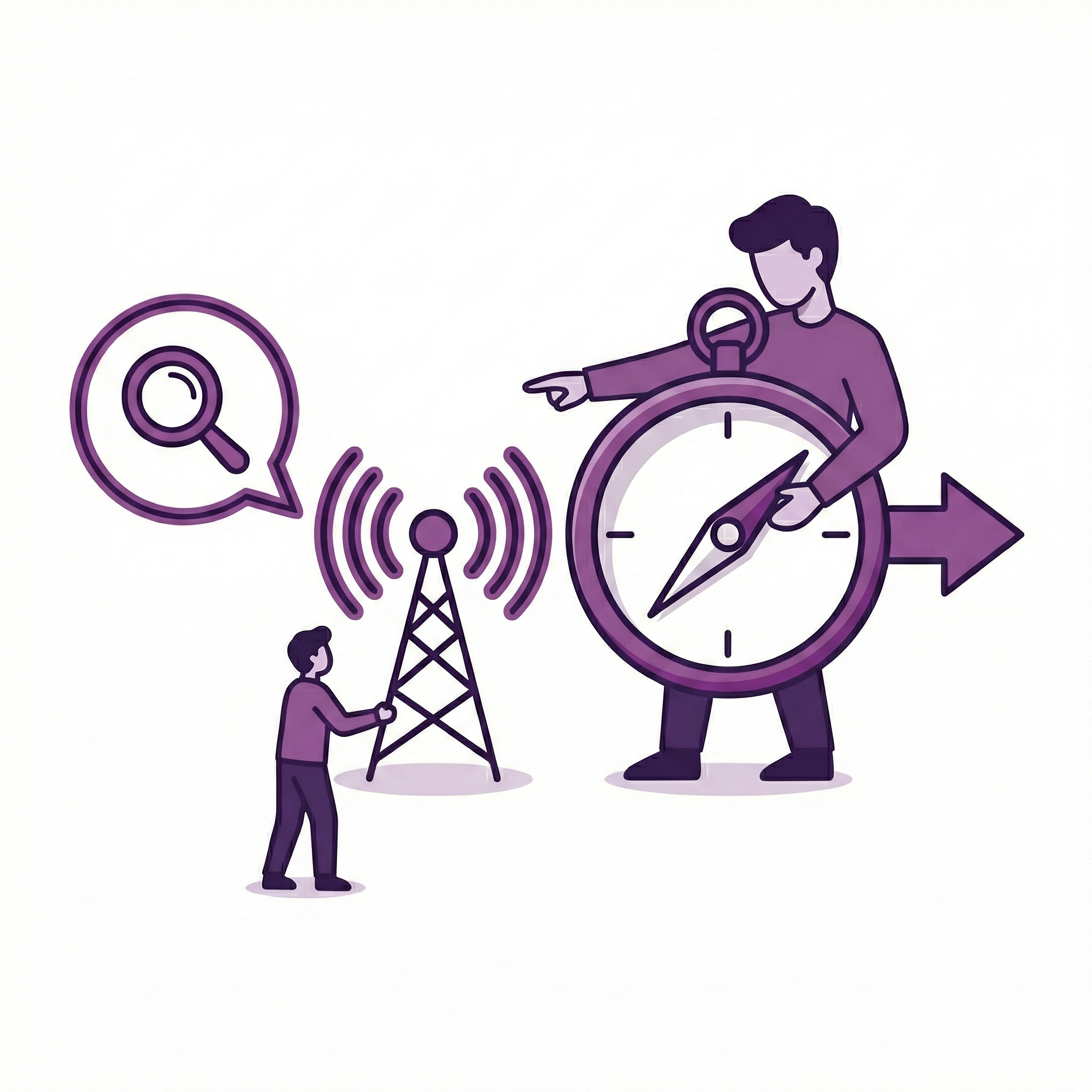 Fast-moving team reacting to real-time customer signals on a dashboard